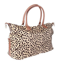 Load image into Gallery viewer, Cheetah Weekender Tote!