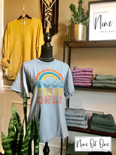 Load image into Gallery viewer, Good Vibes Only Custom Raw Seam Tee!
